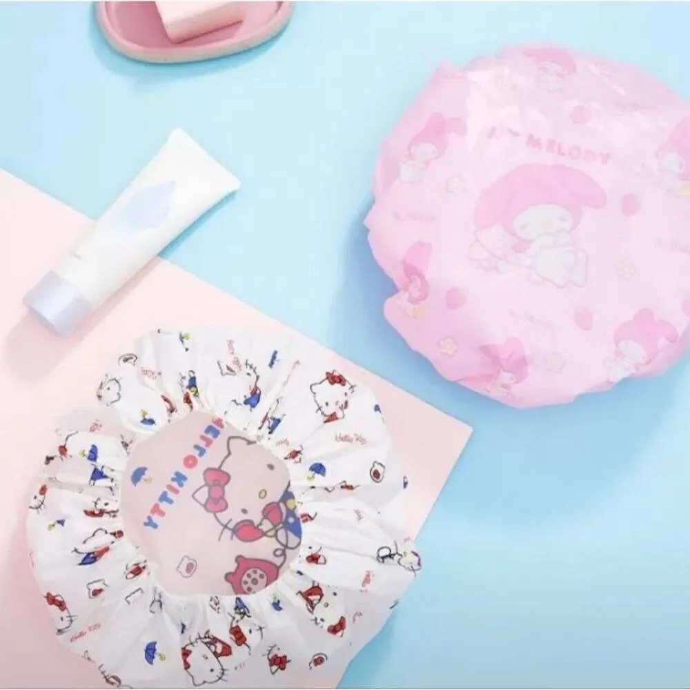 HELLO Kitty shower cap my melody Cinnamoroll Waterproof Cap